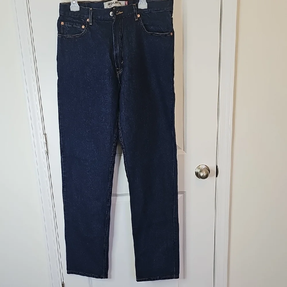 Levi's‎ Men's Dark Indigo Straight Jeans Size W36 L36